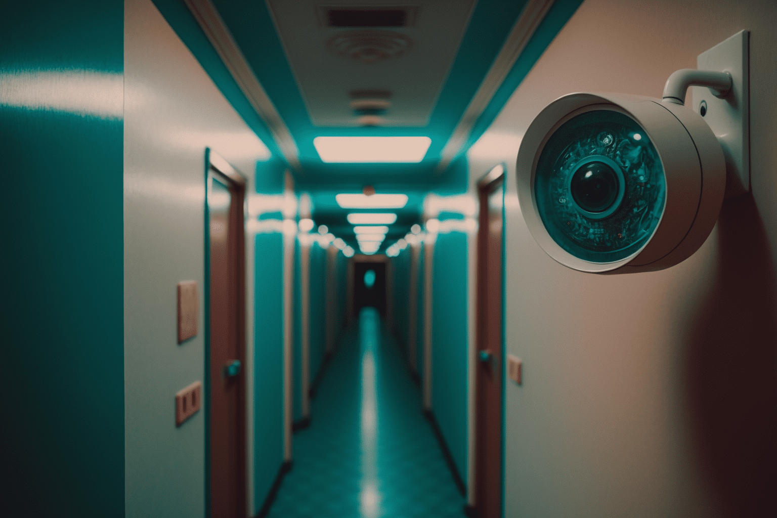Камера в коридоре